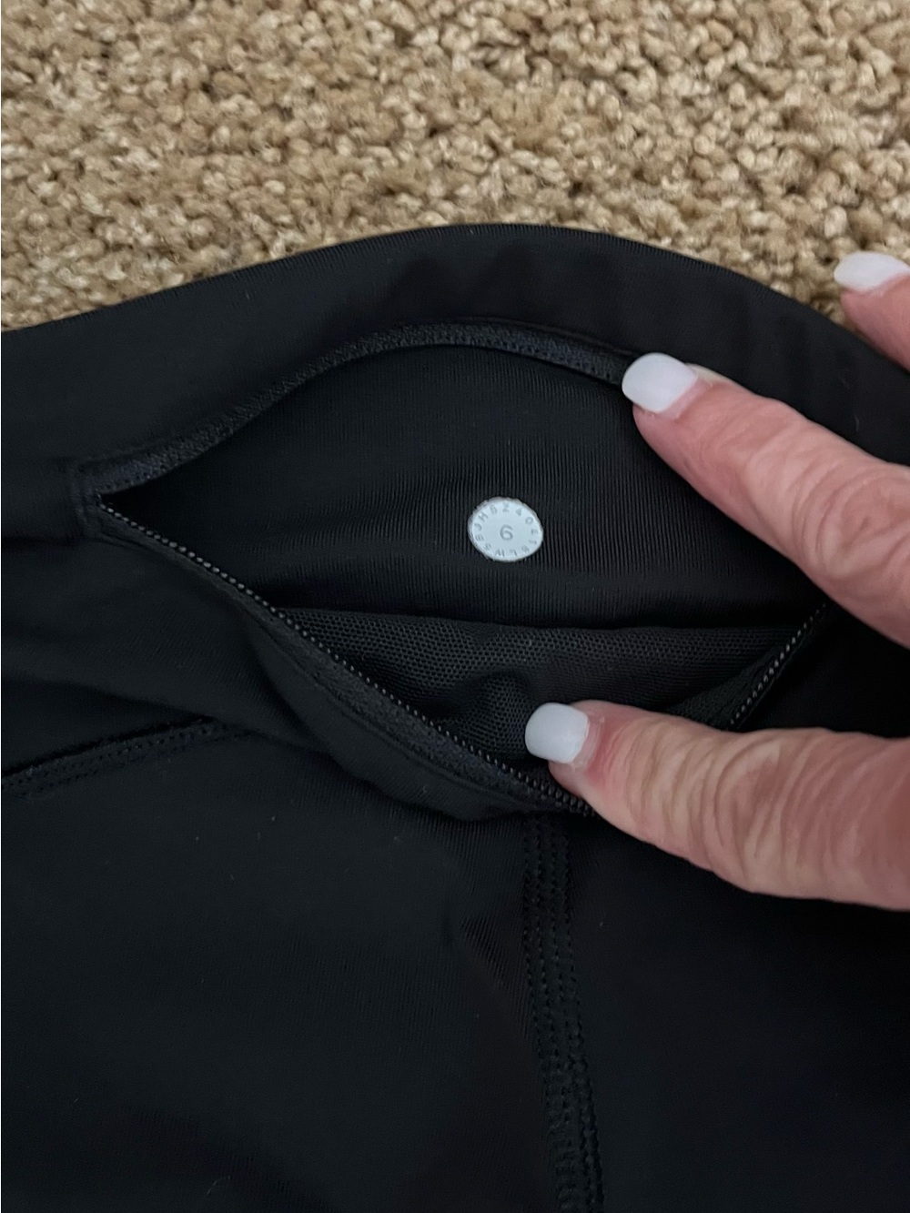 Lululemon Black High-Waist Performance Leggings - Picture 5 of 6